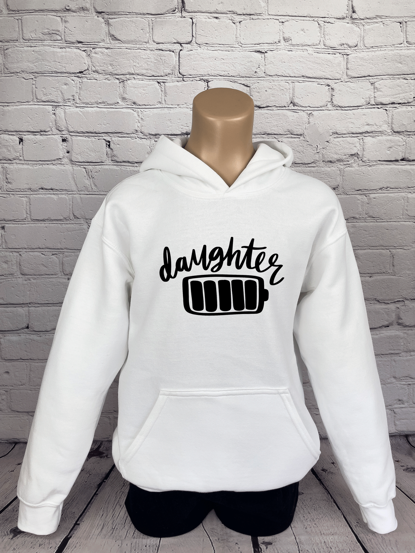 Daughter Battery-Youth Hoodie