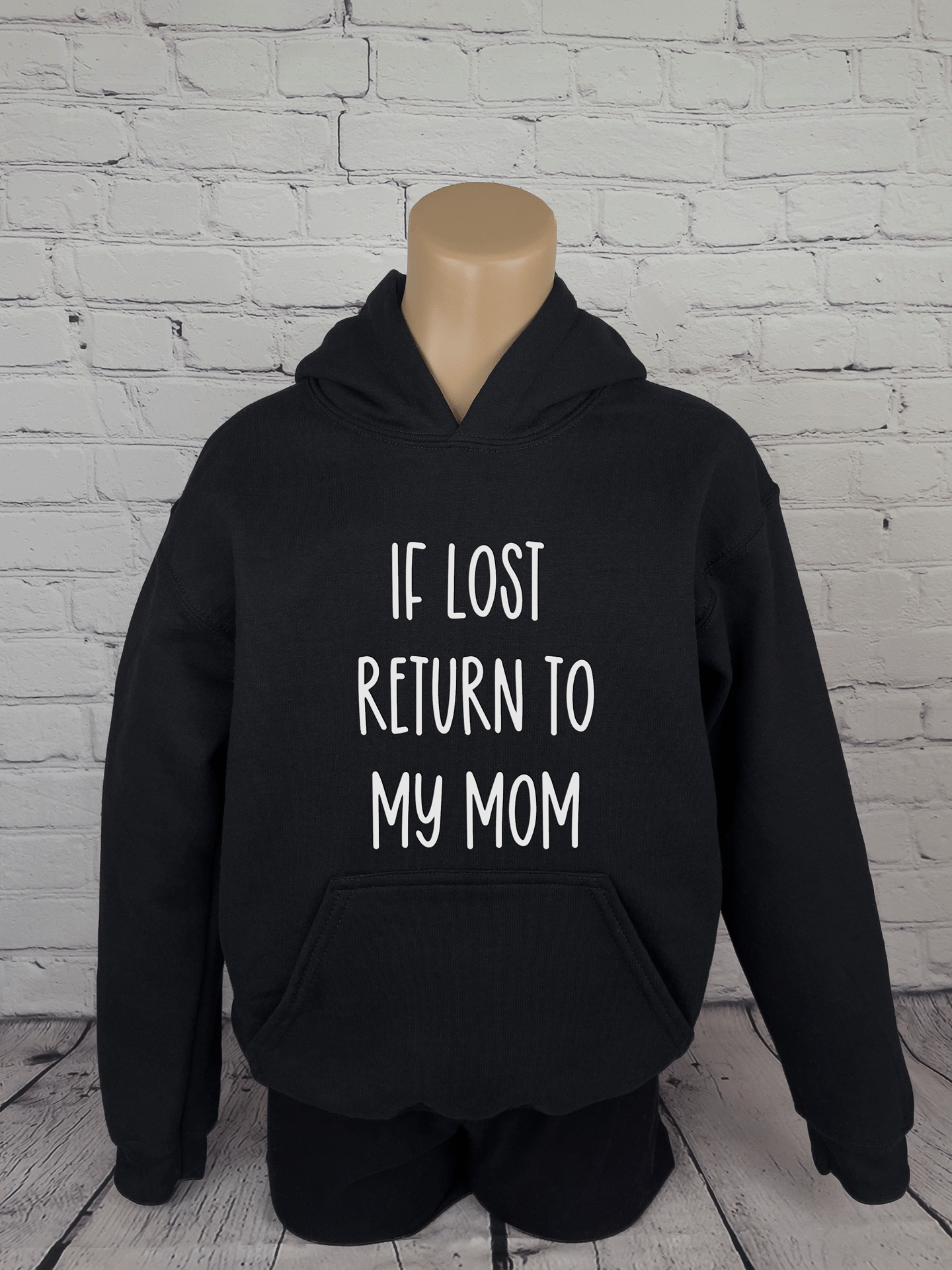 If Lost Return To My Mom-Youth Hoodie