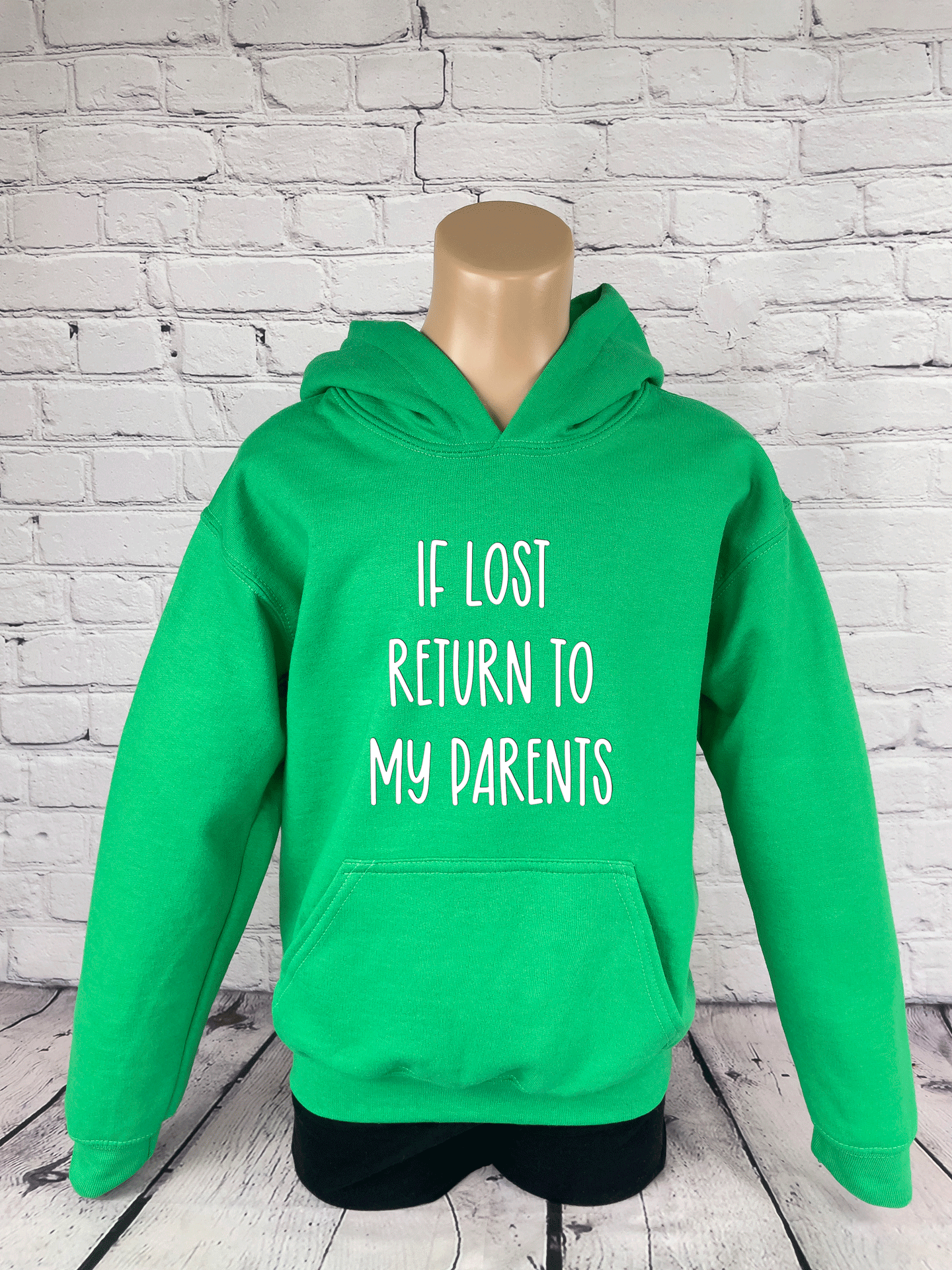 If Lost Return To My Parents-Youth Hoodie